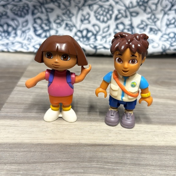 🏴 Nickelodeon, Dora the Explorer, action figures, Dora, and Diego - Picture 2 of 6